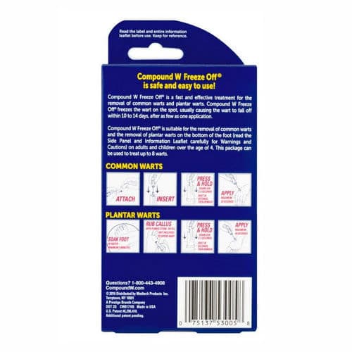 Wart Remover Freeze Off Applications 8 Count By Compound W view 2