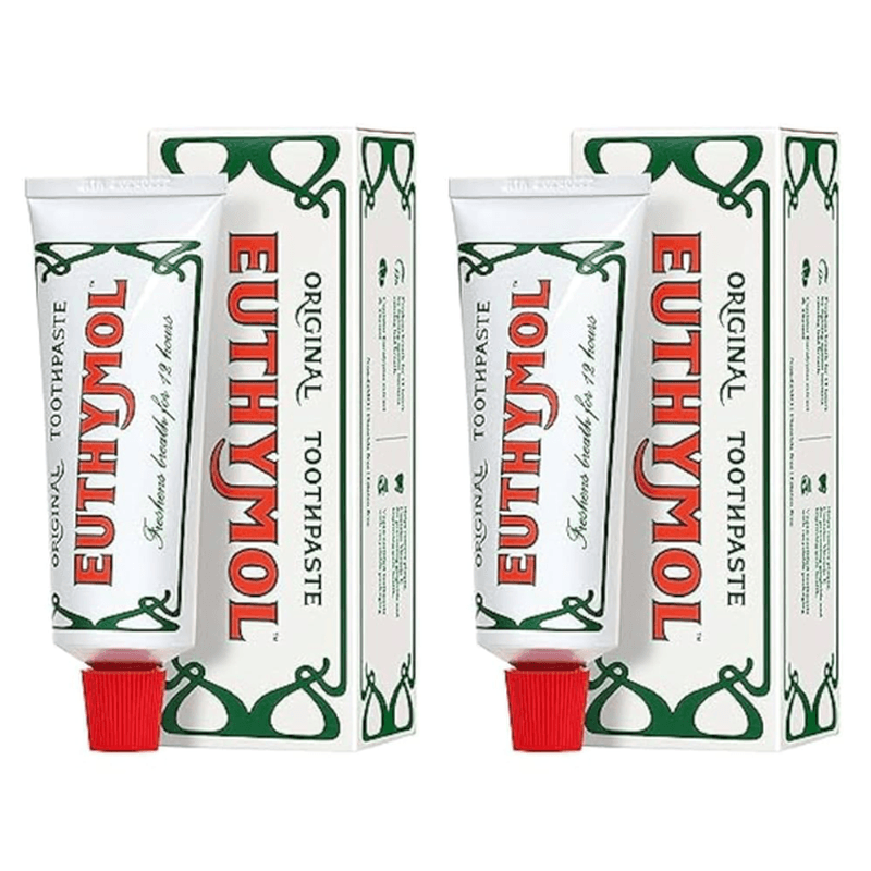 2X Euthymol Original Toothpaste - 75Ml - Keeps Teeth and Gums Clean and Healthy