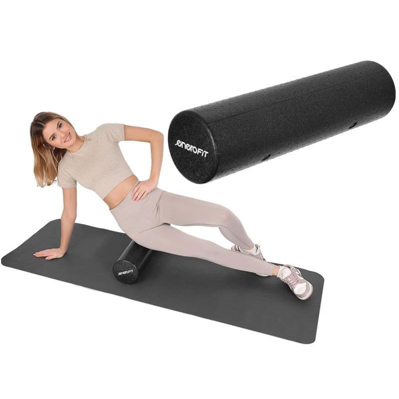 WAŁEK ROLLER FITNESS JOGA EPP CZARNY 15x90CM ENERO FIT WAŁEK ROLLER FITNESS JOGA