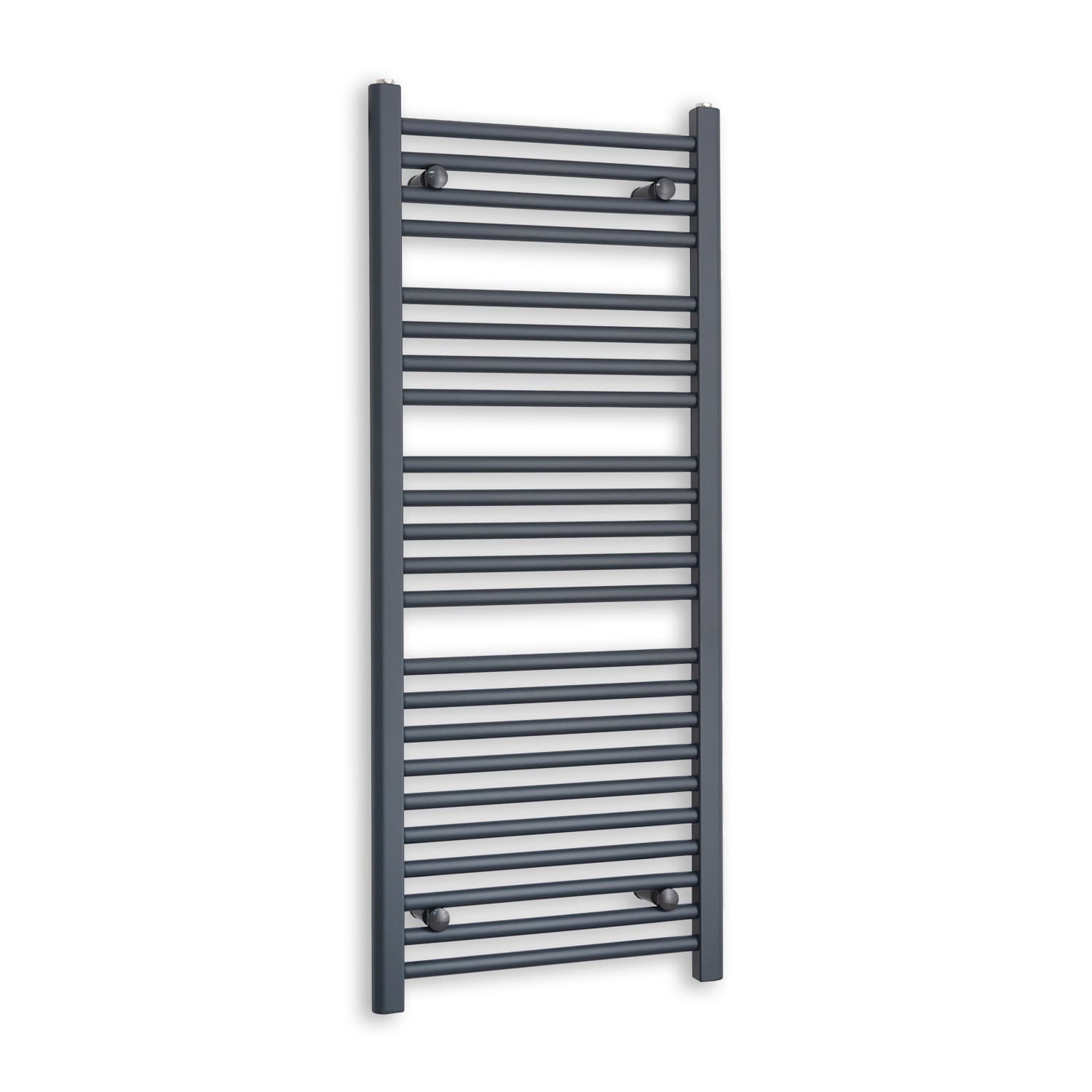Electric Towel Radiator Anthracite Thermostatic Heated Rail Pre-Filled UK