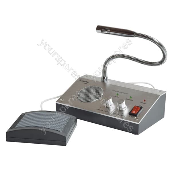 Adastra 2-way Counter Top Intercom - Through Glass Microphone - TGM4
