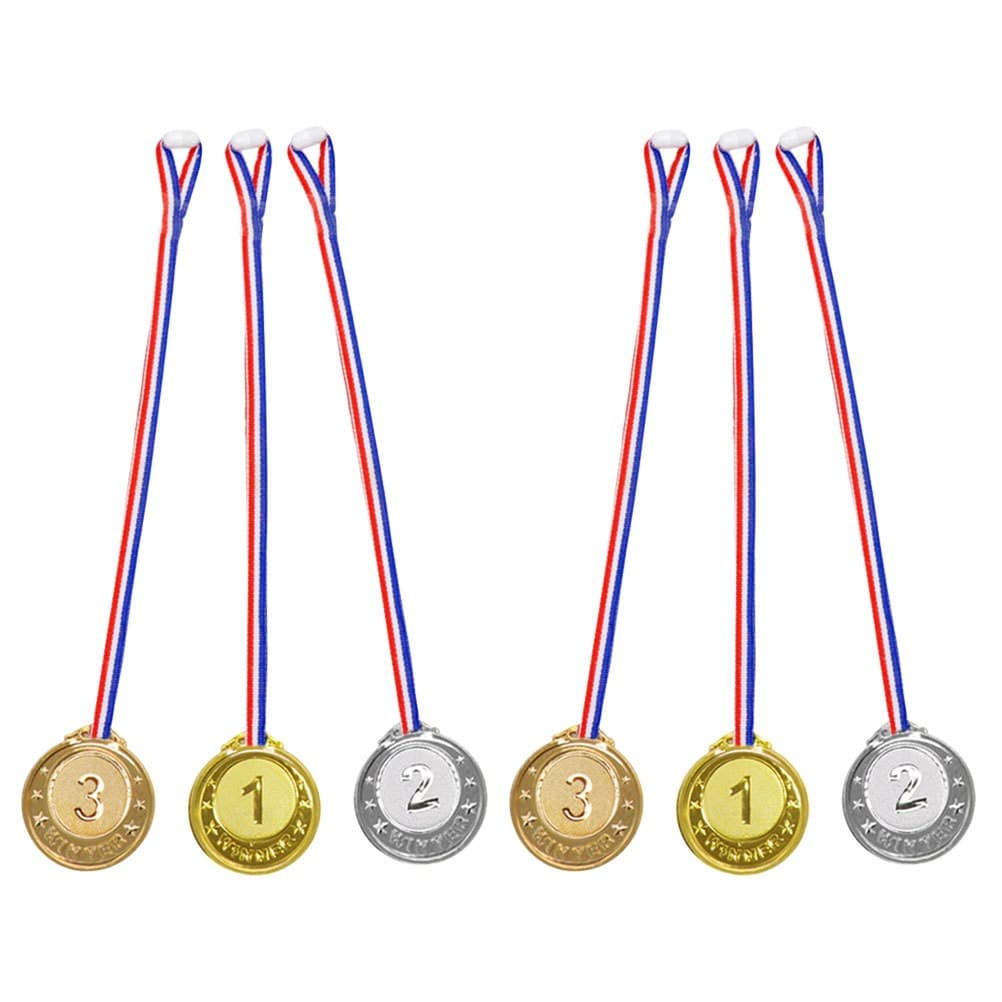 6 Pcs Award Medal Winner Kids Costume Contest Medals Game Awards