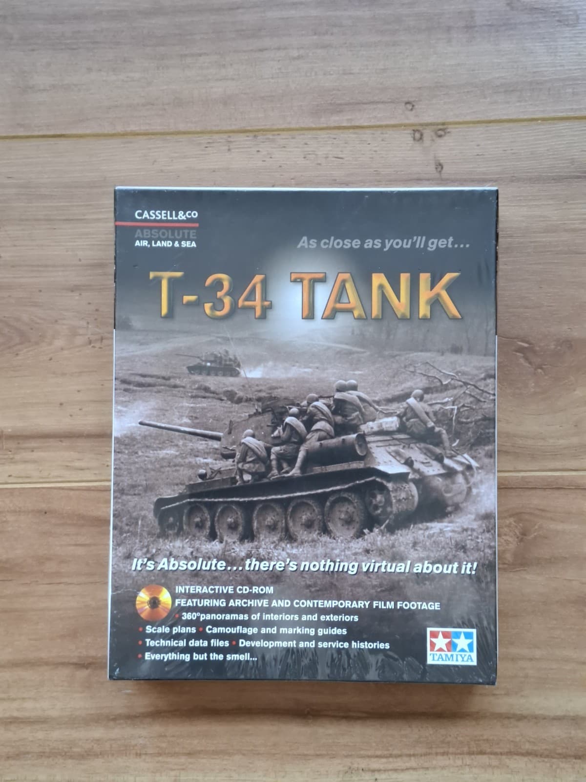 Tamiya 1/35 T-34 Tank Model Kit – WWII Soviet Tank – New