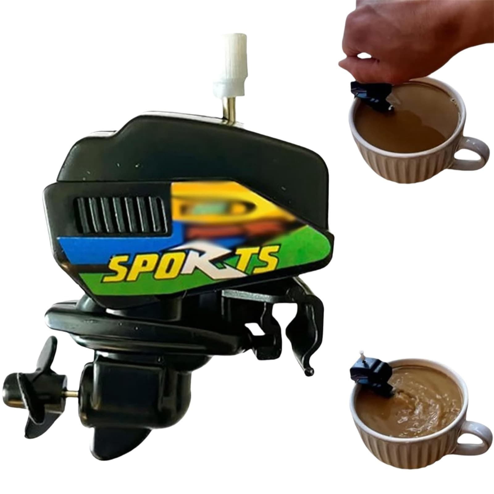 Boat Motor Coffee Stirrer for Cup| Wind  Boat Motor Coffee Stirrer| Novelty4026 view 2