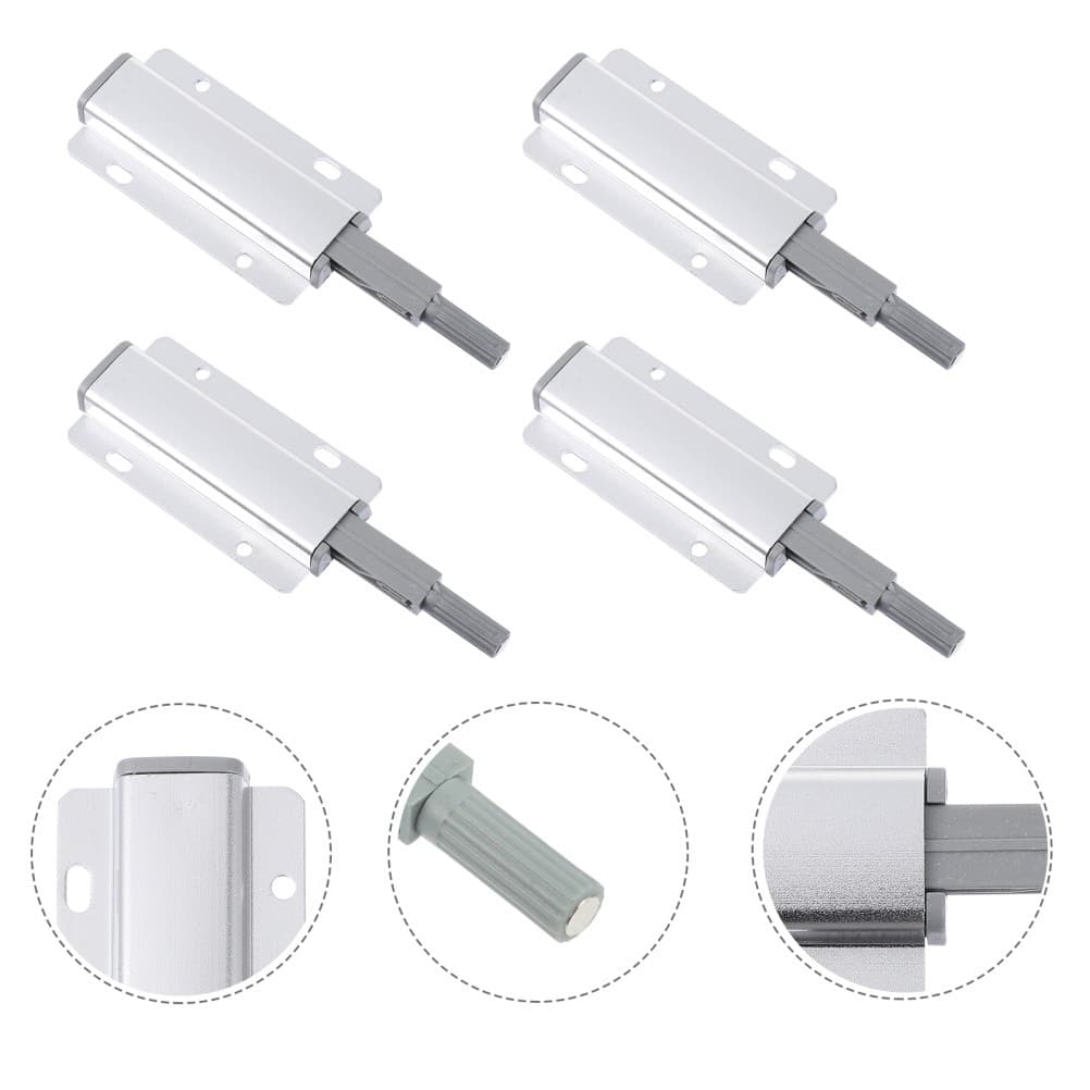 4 Pcs Cabinet Magnets Cupboard Door Rebounding Devices for Cabinets