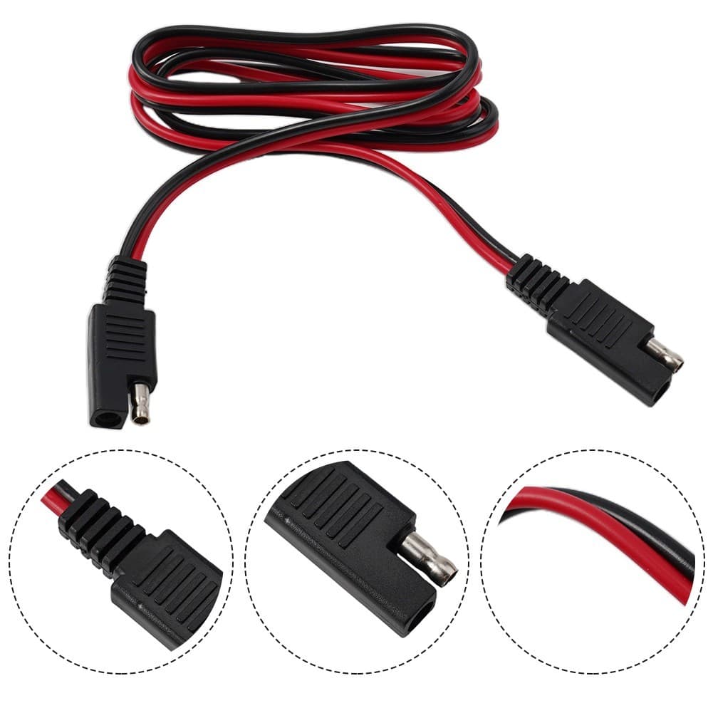 Efficient for sae to for sae Connector Extension Cable Boost Your Charging