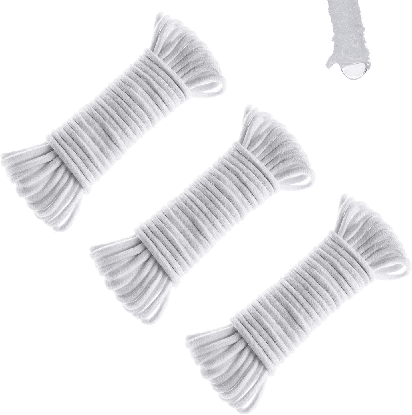 ORIMERC 150 feet 6mm Self Watering Capillary Wick Cord Vacation Plant Sitter DIY