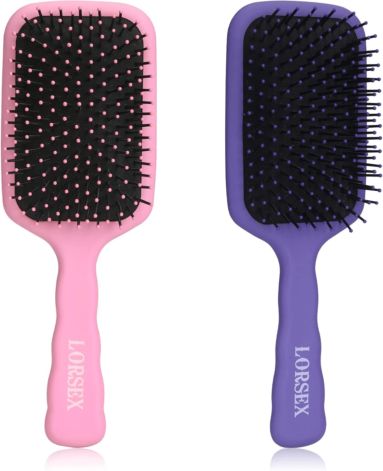 2 Pack Hair Brush| Large Paddle Detangle Hairbrush for Women Men and Kids| Great