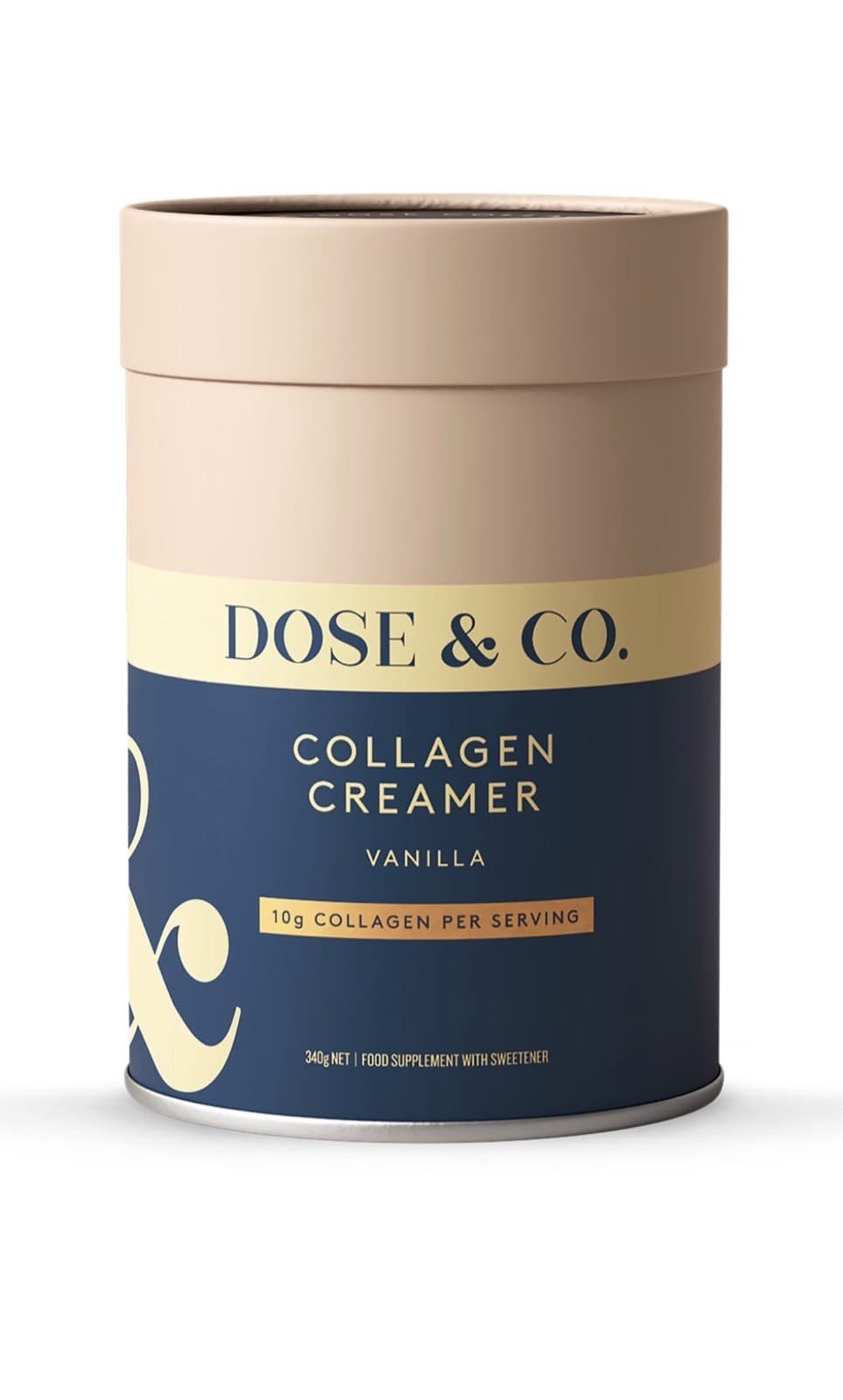 DOSE and CO - Collagen Creamer - Vanilla - 340g - Brand New Long Expiry Date
