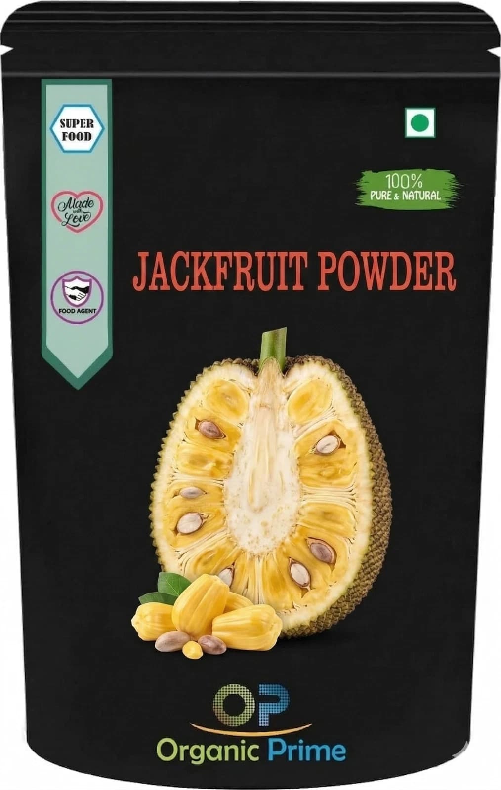 Organic Prime Pure Jackfruit Powder - 100% Natural Vegan Superfood