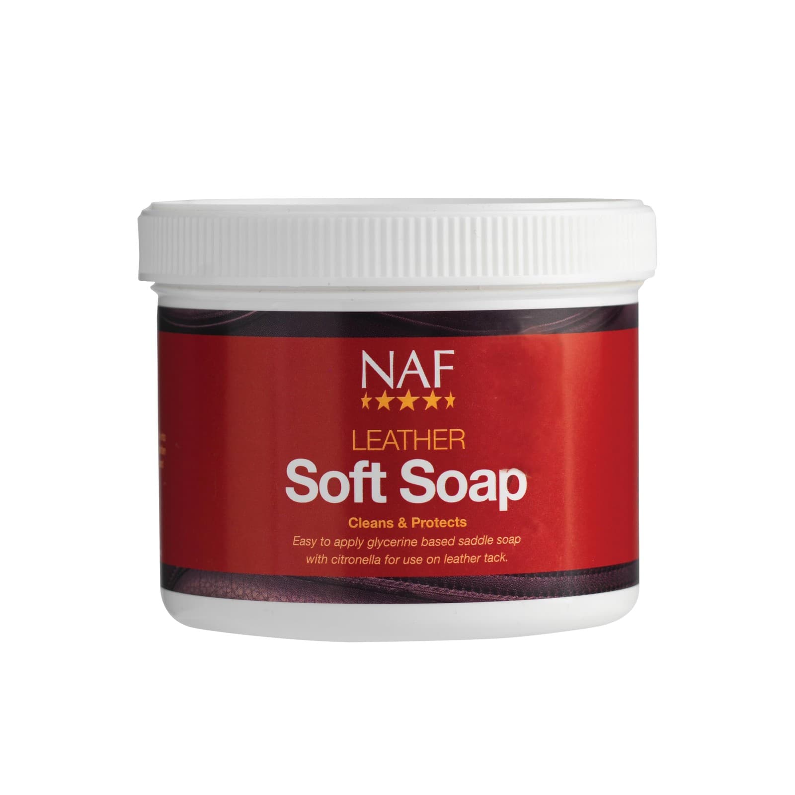 NAF Leather Soft Soap 450g – Glycerine-Based 1 count (Pack of 1)| Clear