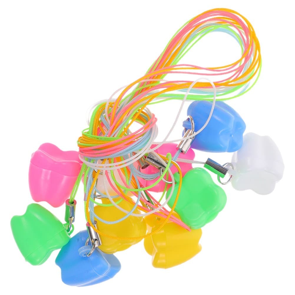 10 Pcs Newborn Keepsake Box Deciduous Tooth Baby Collector Children Holder