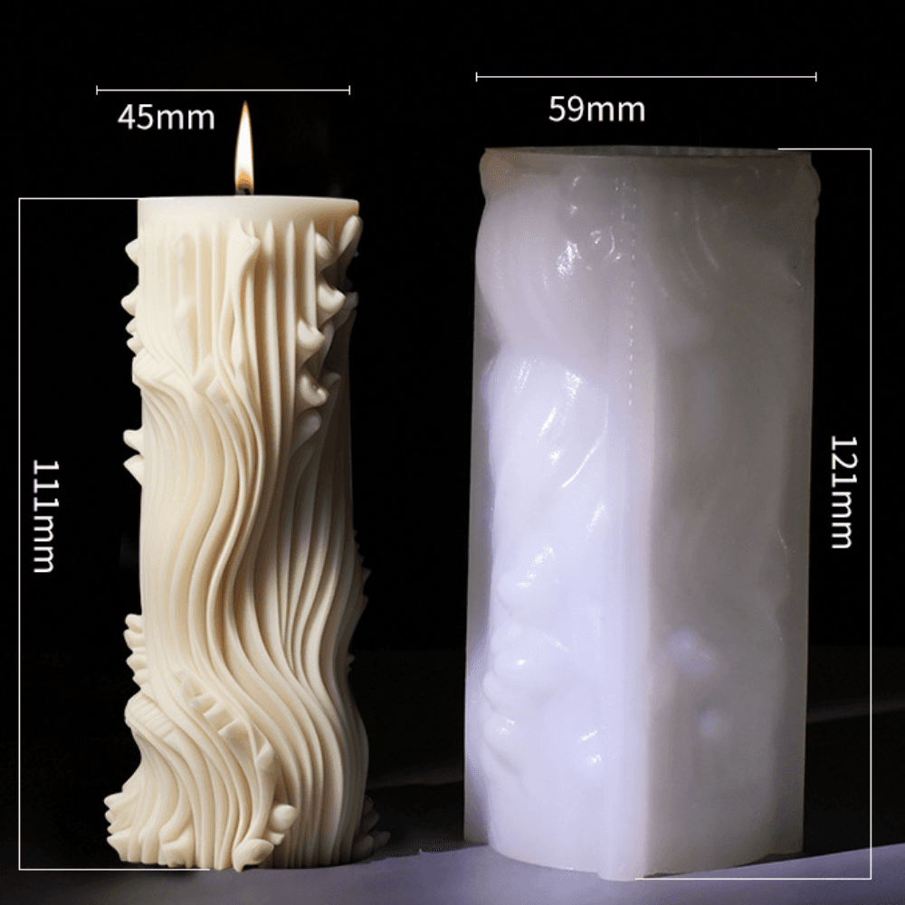 Cylindrical DIY Soap Mold European Style Plaster Grinding Tool  Home Decoration