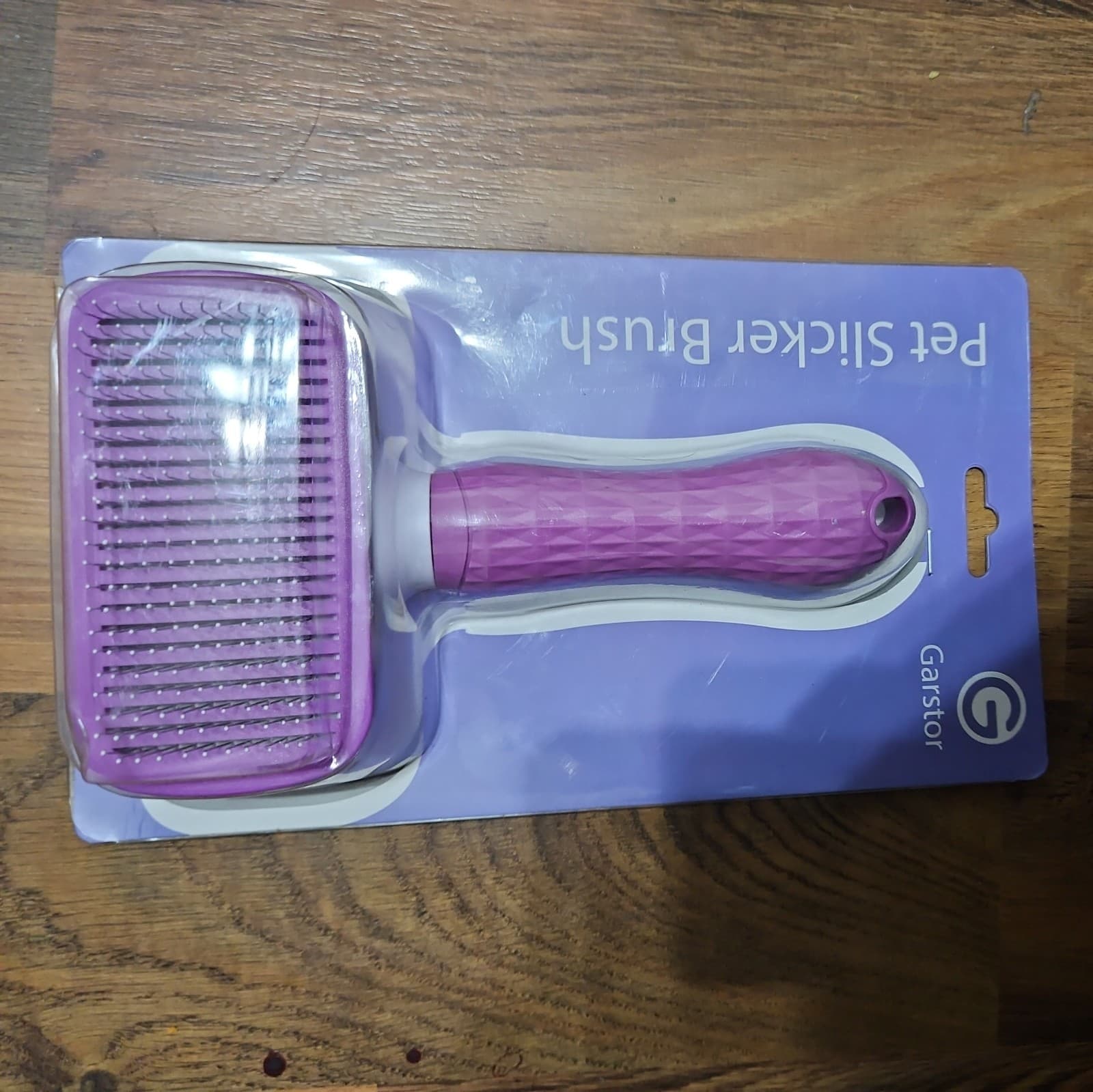 Garstor Pet Slicker Brush - Purple