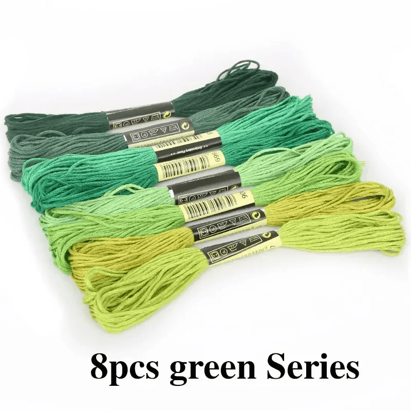 Embroidery Thread Cotton Sewing Skeins Cross Stitch Floss DIY Bracelet Craft
