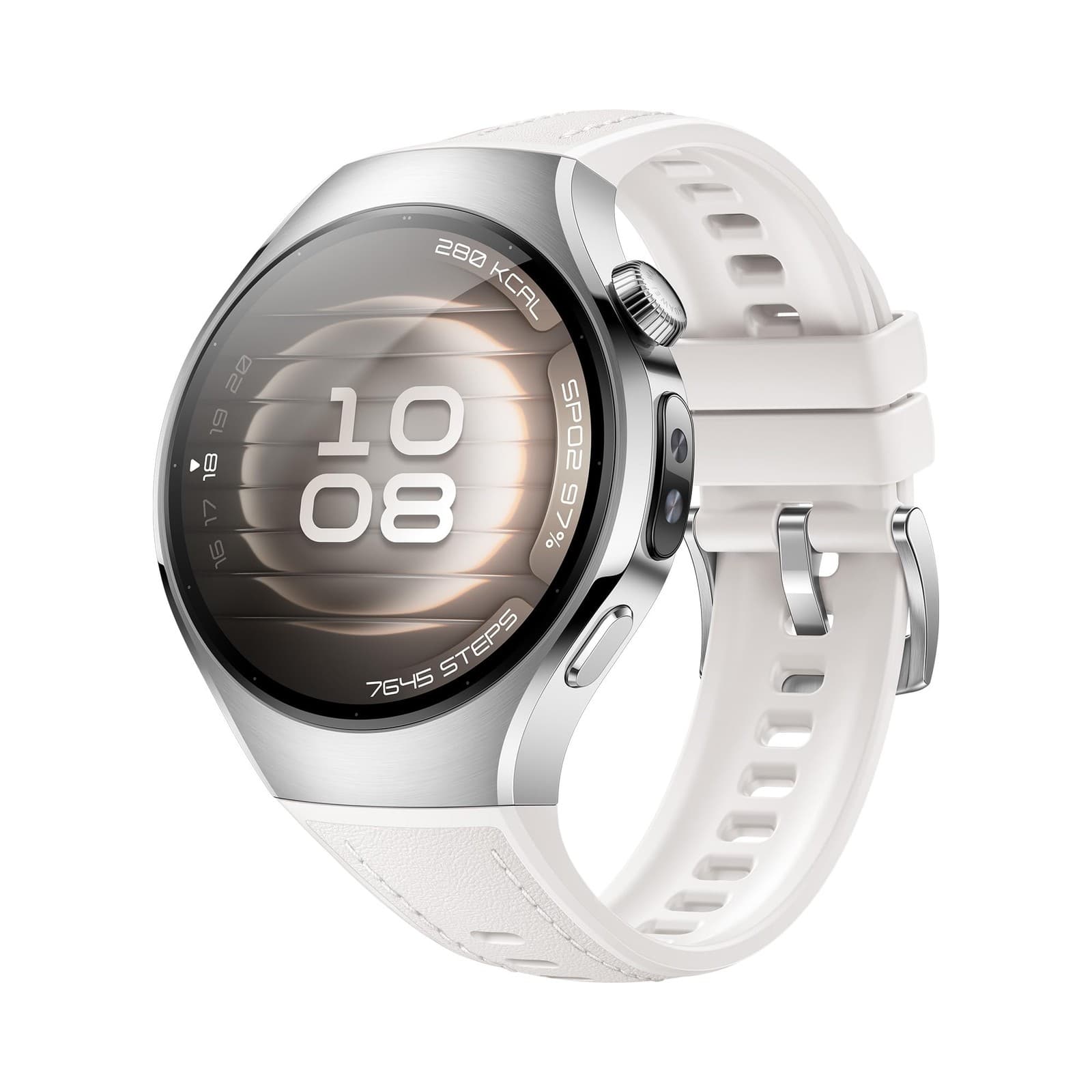 Huawei Watch 5 42mm White Steel Smart Watch 7 Days Battery HRM iOS Android