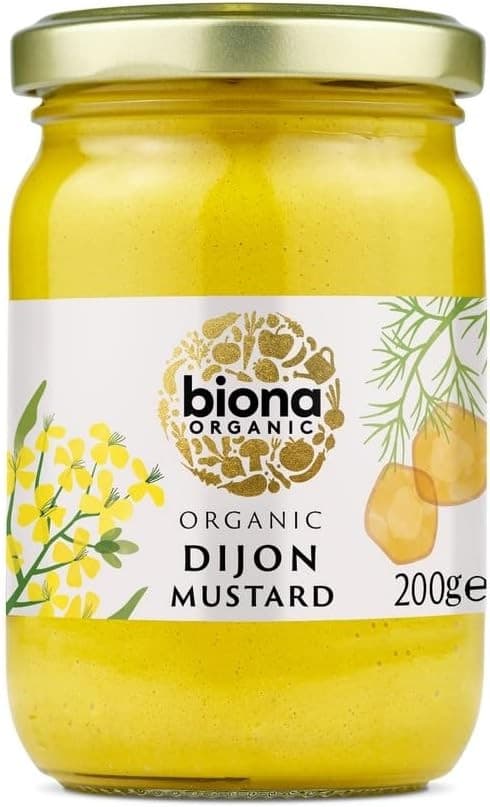 Biona Organic Dijon Mustard 200g-2 Pack