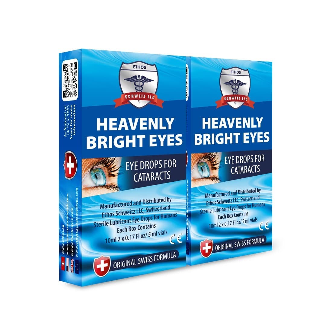 Ethos NAC Heavenly Bright Eyes Eye Drops 20ml For Cataracts Improve your Vision