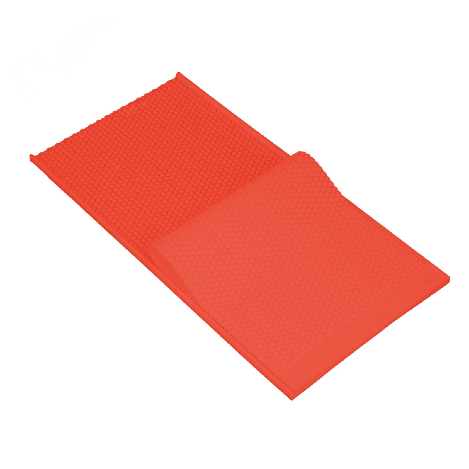 Red 2PCS Beeswax Sheet Mold 5.4mm Silicone Beeswax Mold Foundation For Bee SG view 2