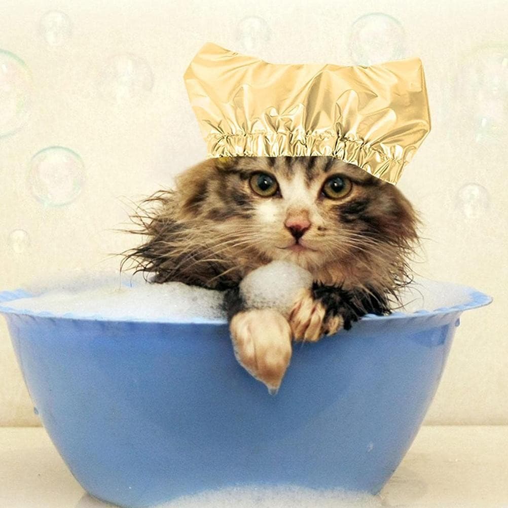 .Pet Shower Ear Protection Waterproof Bath Hat For Cats And Dogs Pet Supplies