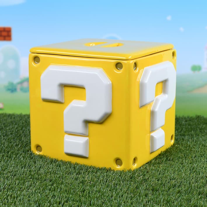 STORAGE Ceramic Boxed   -  Super Mario Cube - Storage Jar
