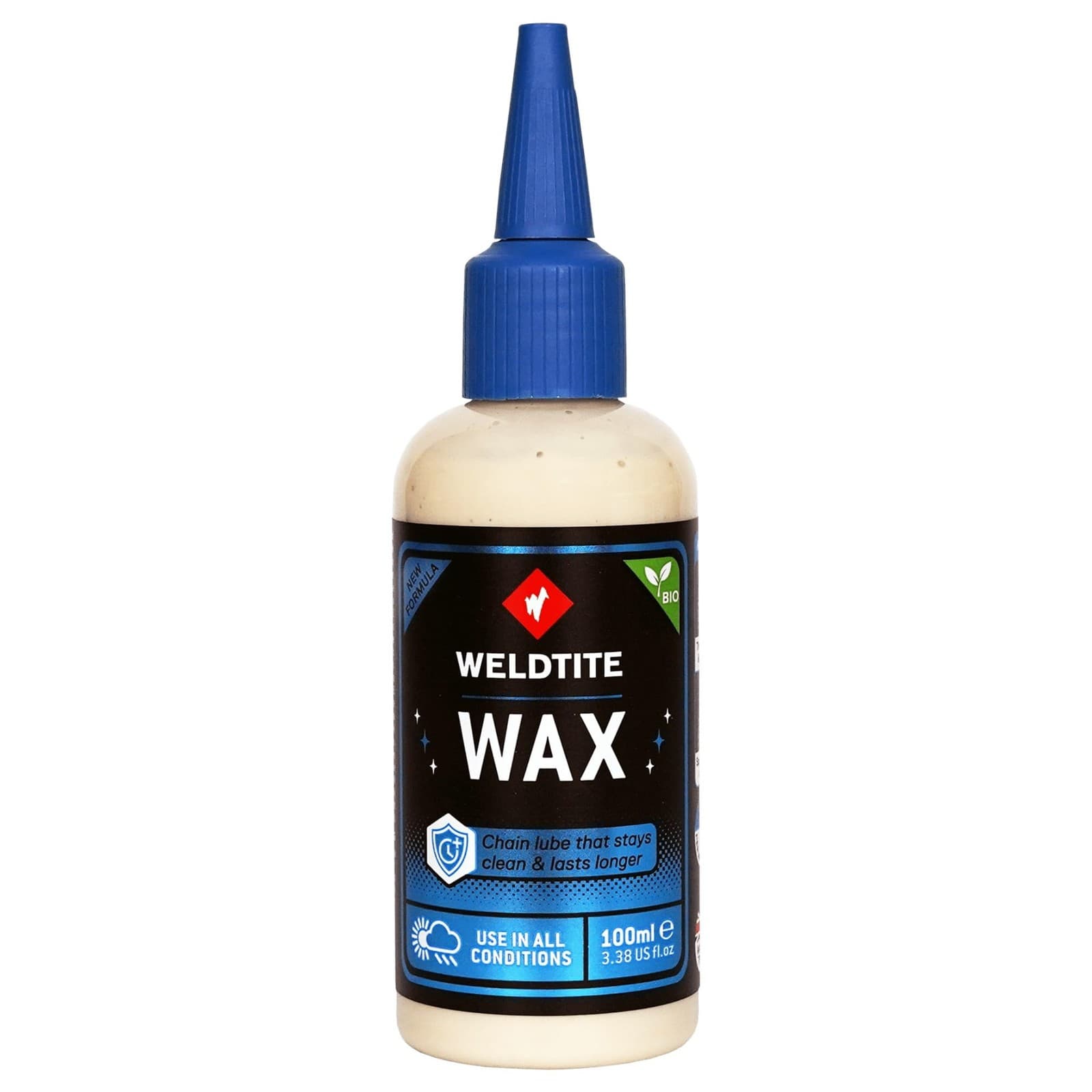 WELDTITE Wax Bike Chain Lube for All Weather - Longer 100 ml| Green - 100 ml