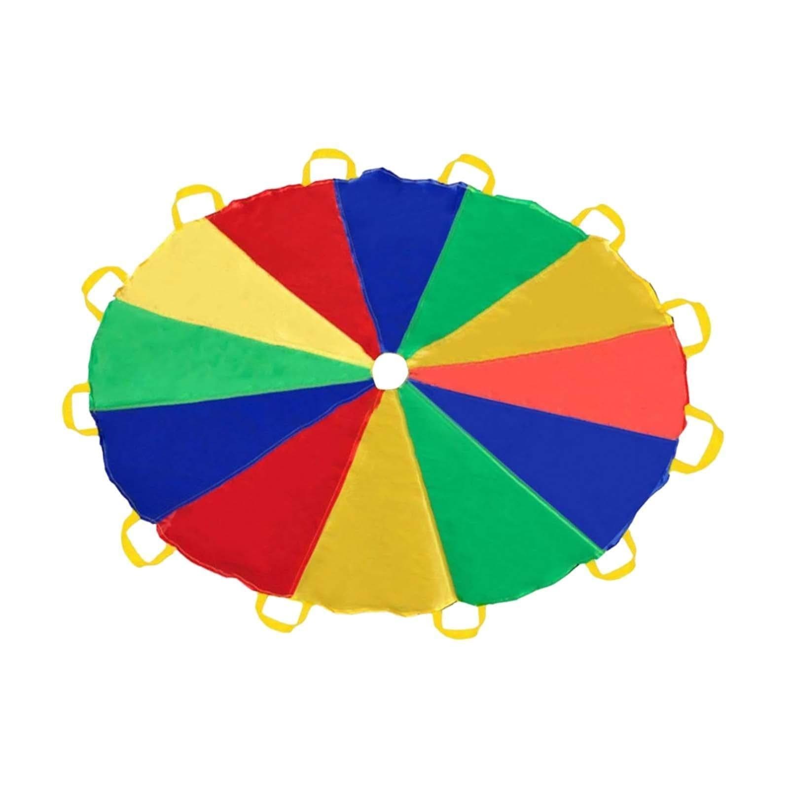 Play Parachute Rainbow Parachute with Handles