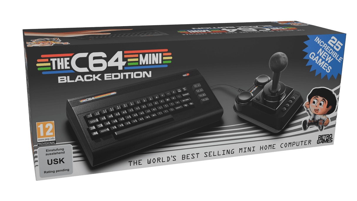The C64 Mini Console - Black Edition - BRAND NEW AND SEALED - FREE SHIPPING
