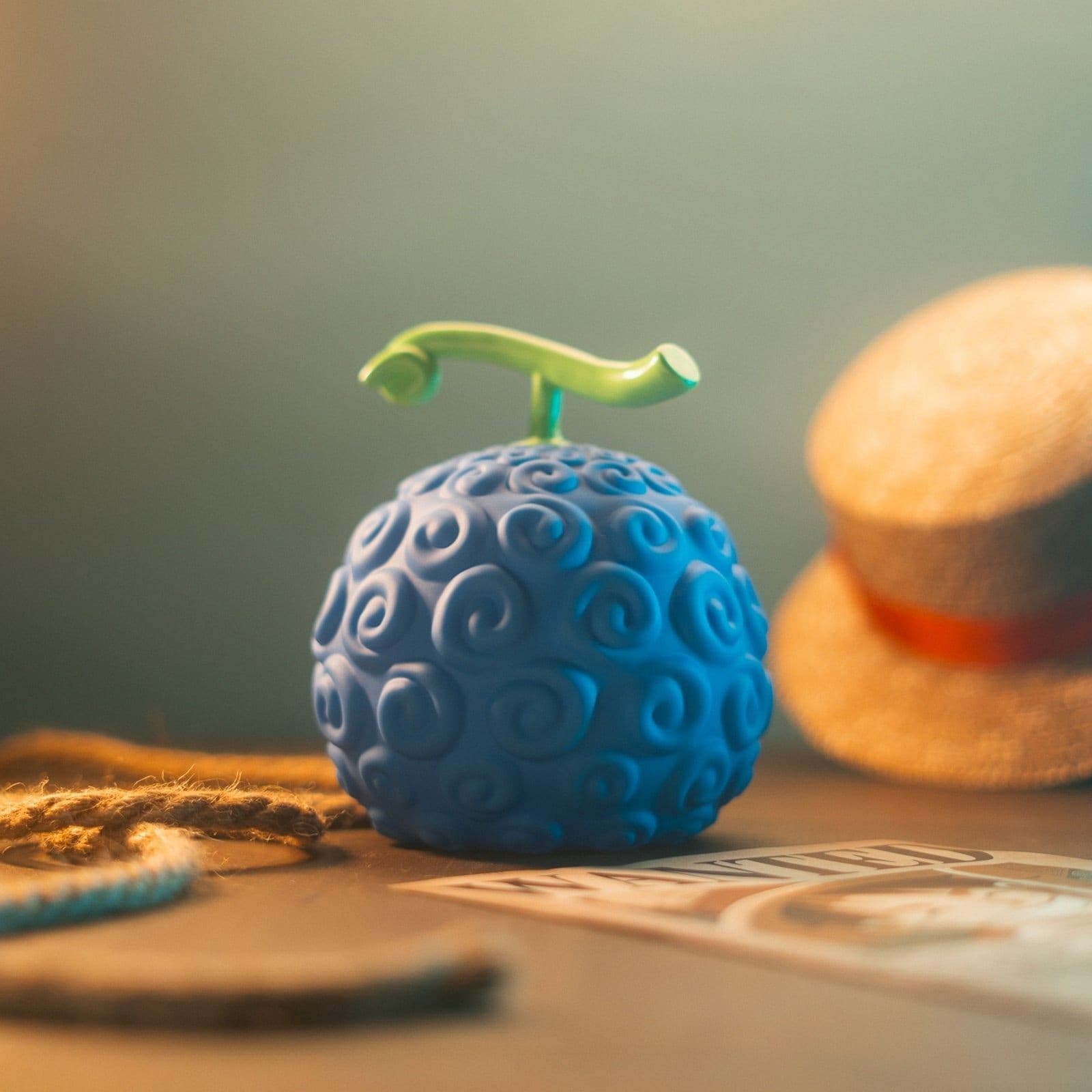 One Piece Netflix Gum Gum Fruit Lamp Light Bedside Gift | Official | Licensed