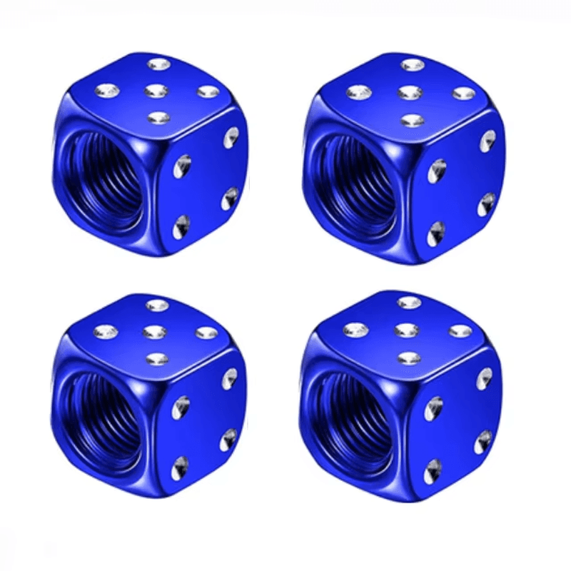 4 Pcs Aluminum Car Tire Valve Caps Hex Alloy Tyre Valve Airtight Cover Waterproo