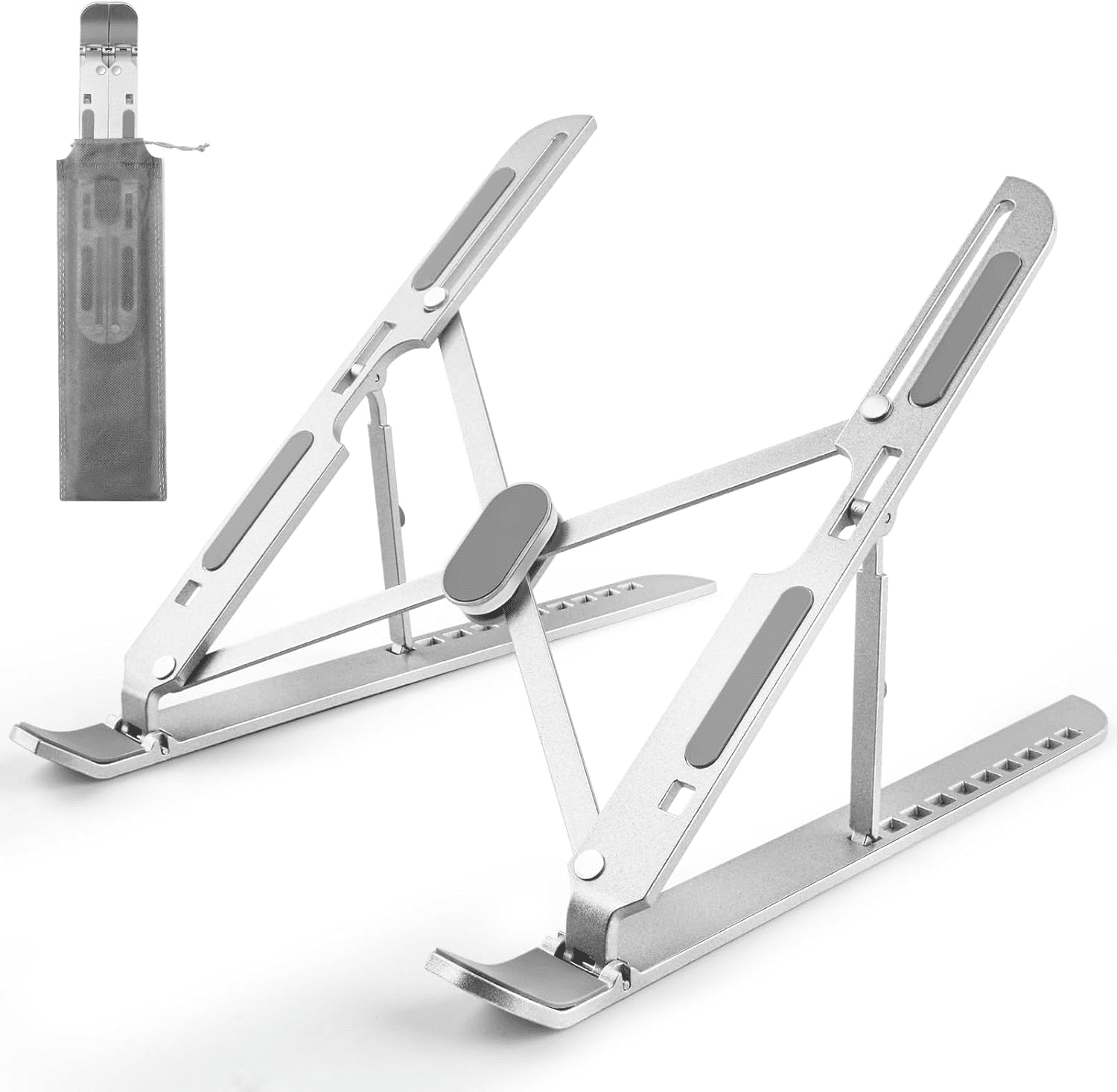 Laptop Stand for Desk Adjustable| Folding Tablet Stand Aluminum Portable Laptop