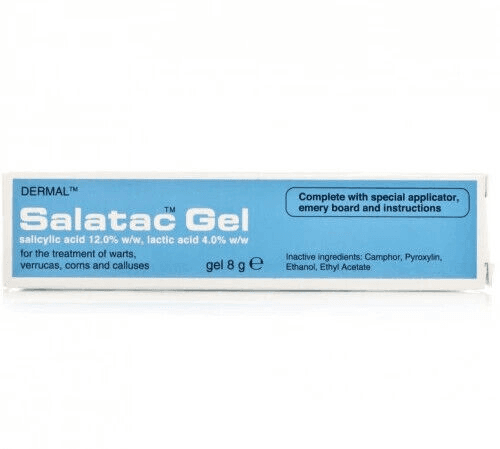 Salatac Gel - Treatment of Warts| Verrucas| Corns Calluses - 8g