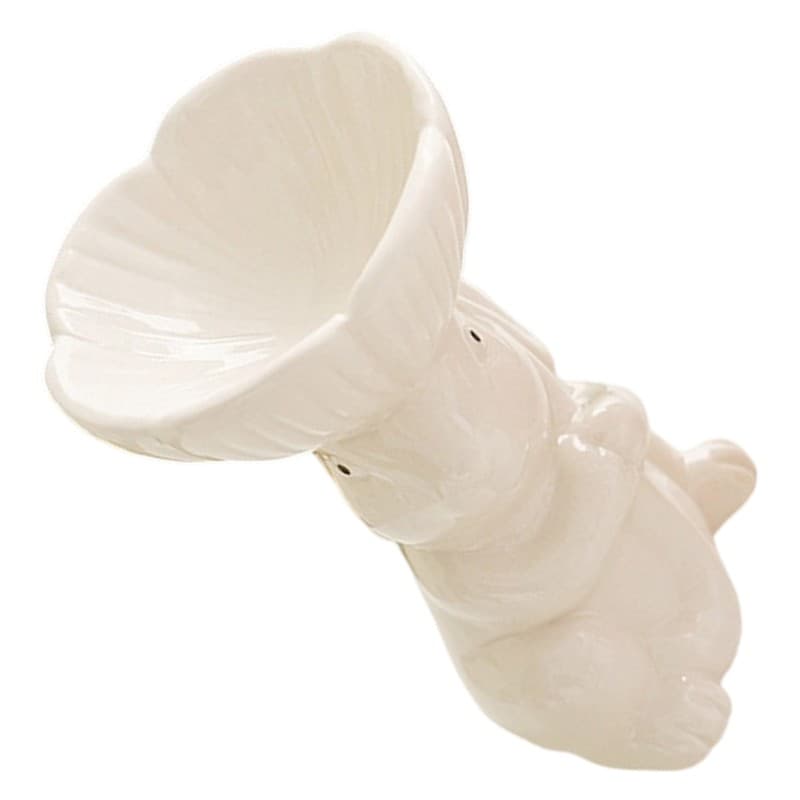 Easters Themed Rabbit Eggs Cup for Breakfast Display Porcelain Eggs Holder Tool