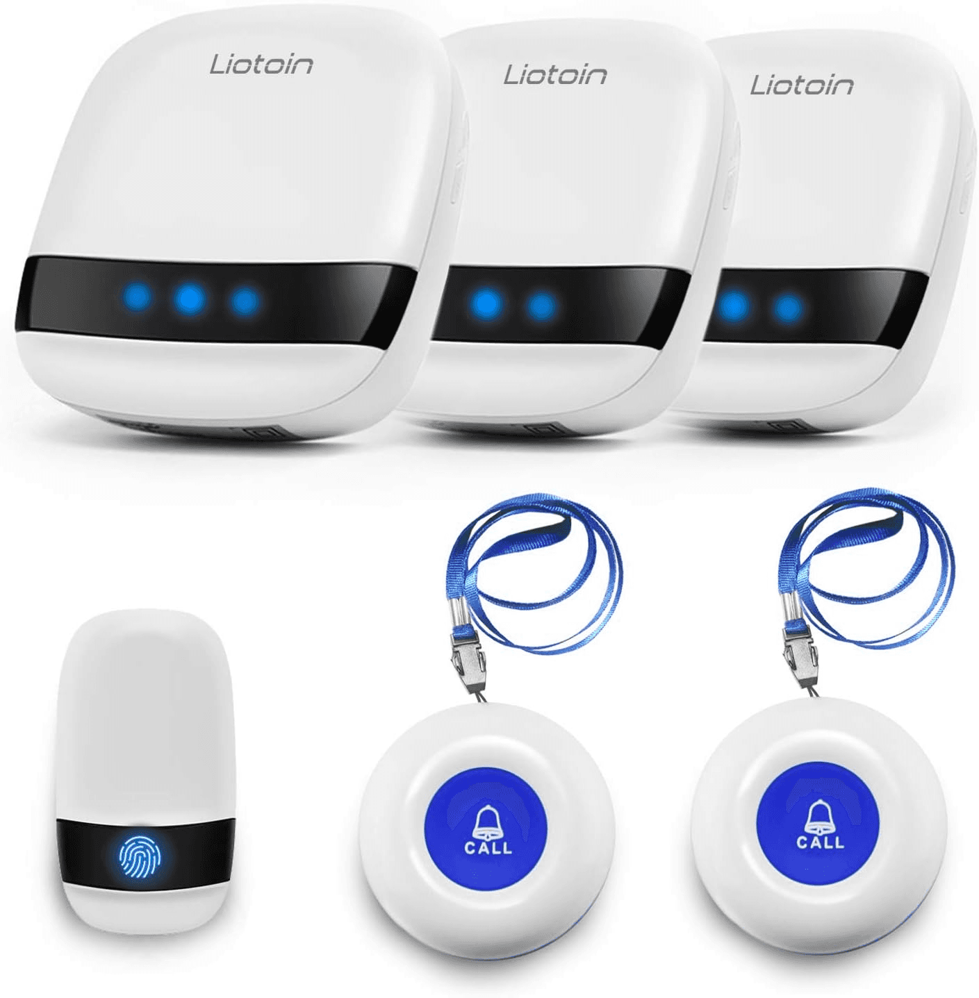 Elderly Alarm Call Button Personal Alarms Call Bell for Elderly/Home/Patient/Dis