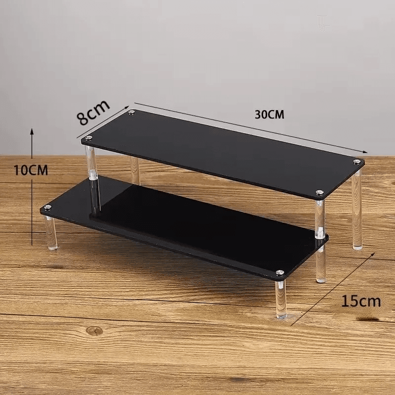 Acrylic Display Stand 1-5 Tier Riser for Cupcakes| Dolls| and Collectibles