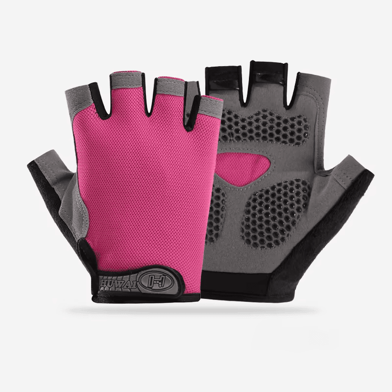 Men Cycling Bicycle Gloves Half Finger Gym Gloves Women Mitten Breathable Anti-S