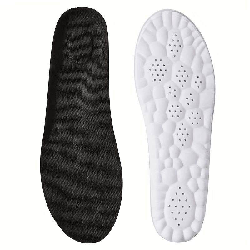 1Pair/2Pairs/4Pairs High Elasticity Latex Sport Insoles Soft Shoe Pads Arch Supp