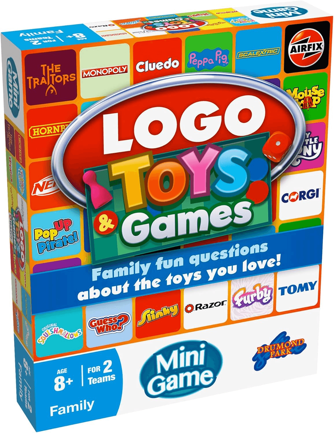 Drumond Park LOGO Toys and Games Mini Board Game | Fun for Groups – Adults and Famil