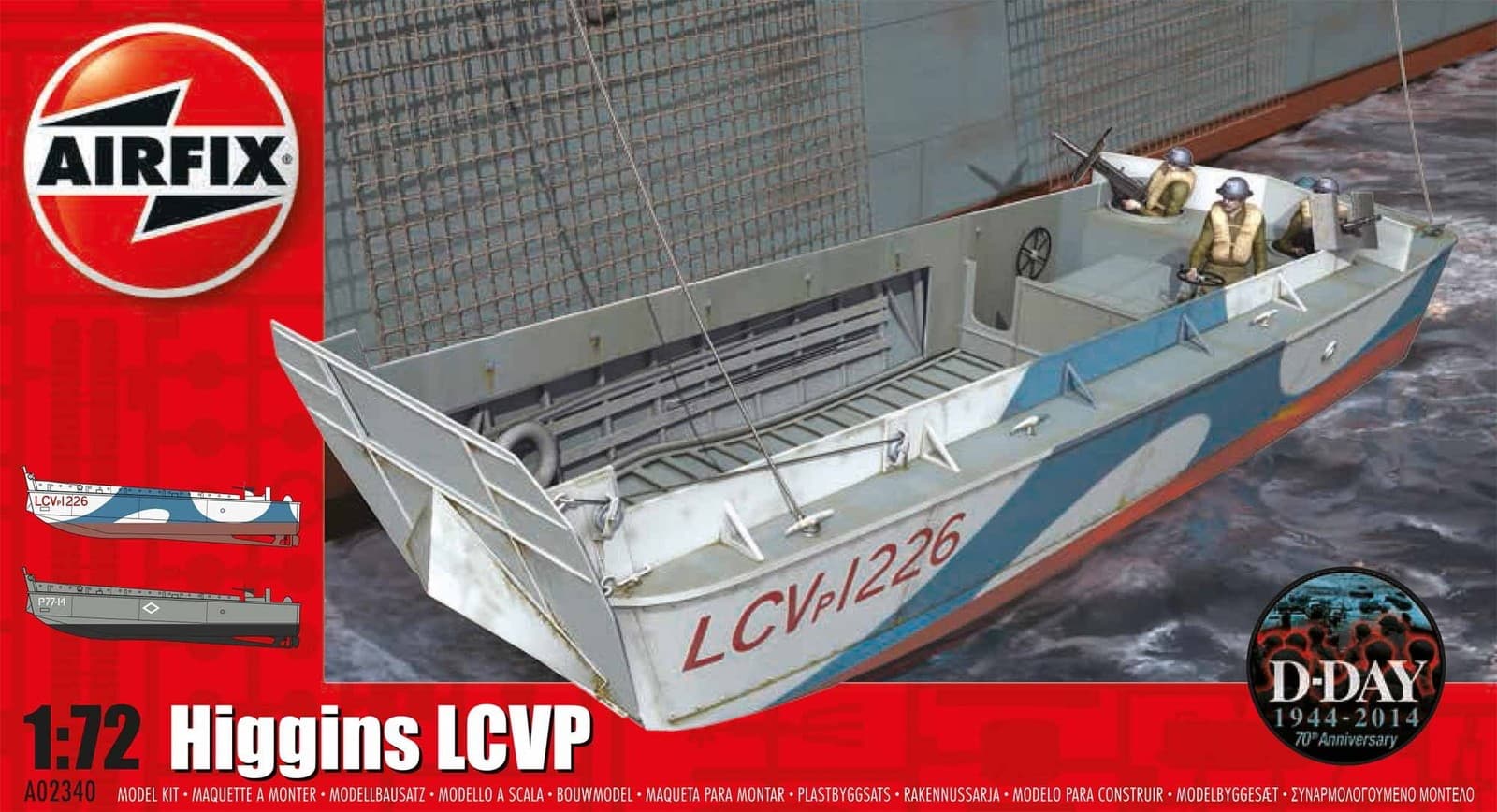 Airfix 1/72 Scale Higgins LCVP Model Kit