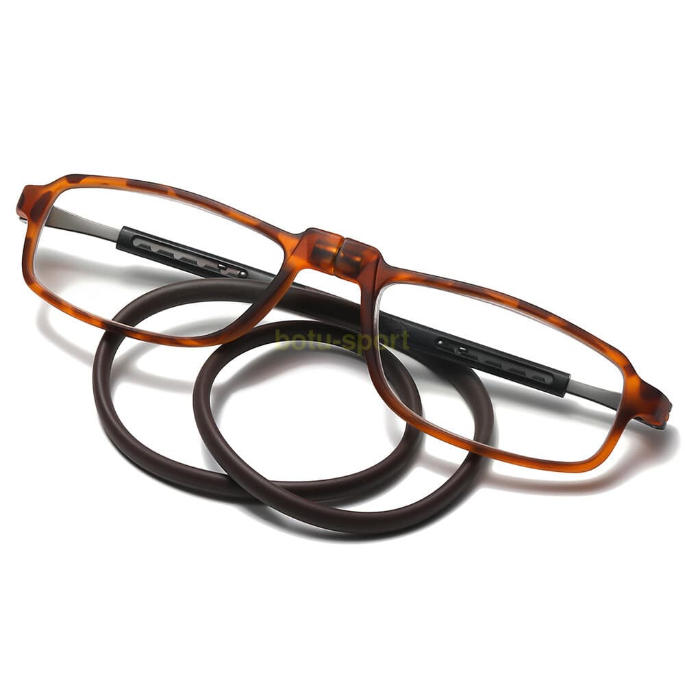 SALE Hanging Folding Magnetic Reading Glasses Eyeglasses Click Connect Neck Rope