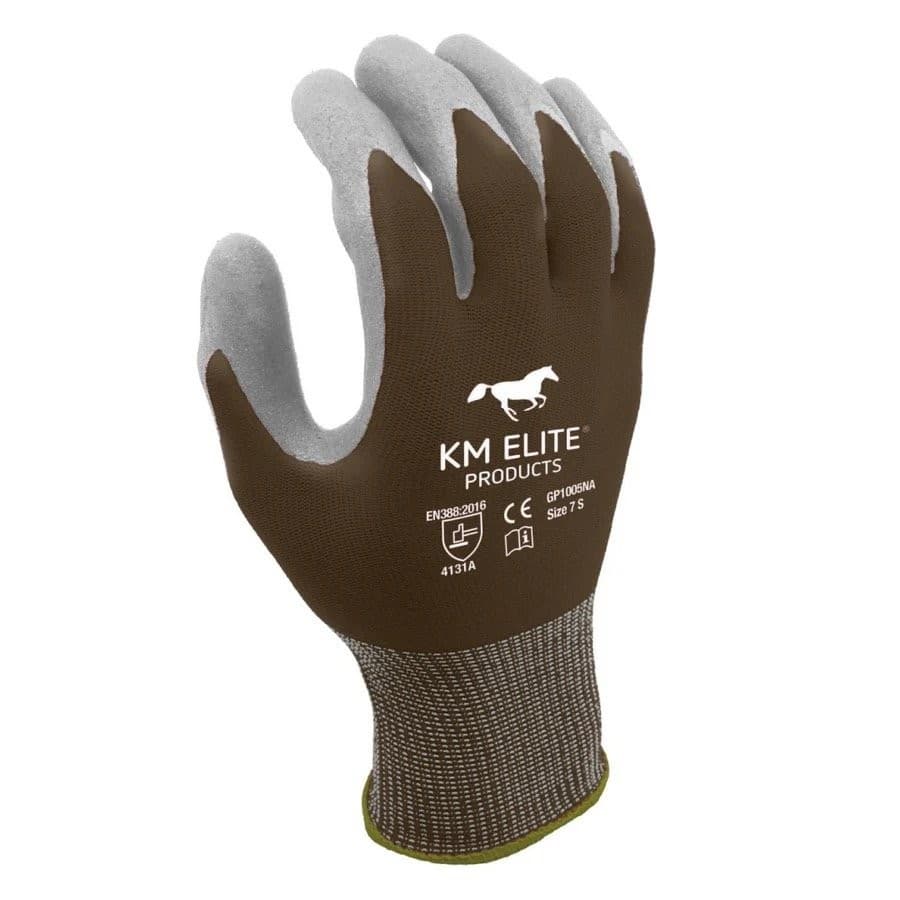 KM Elite Multi Purpose Equestrian Gloves-Brown-6