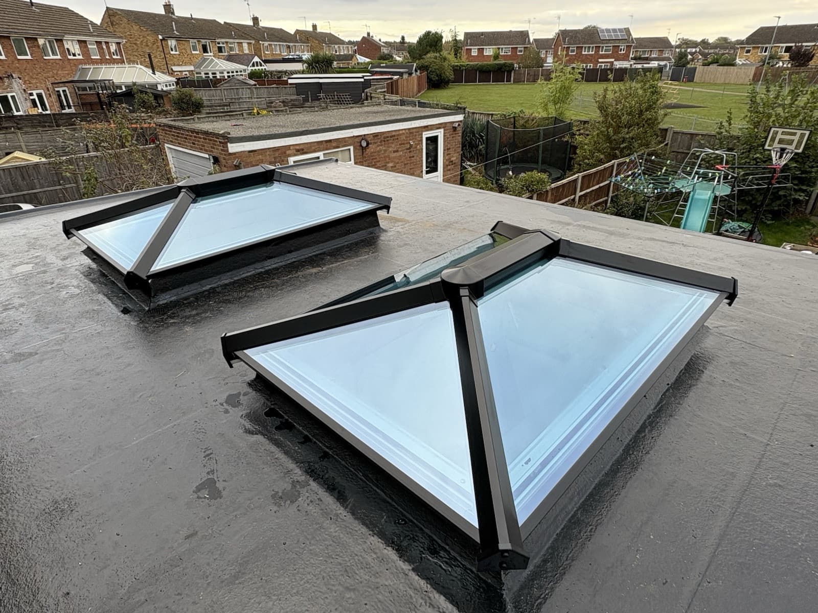 BLACK Eurocell skypod roof lantern IN STOCK NOW all sizes .......