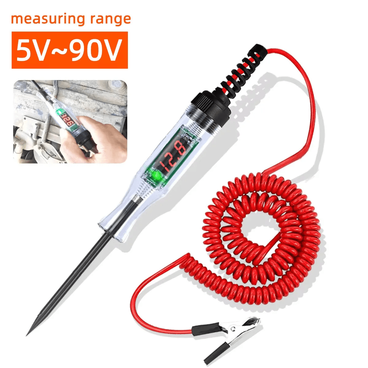 6V 12V 24V Car Truck Voltage Circuit Tester Auto Car Diagnostic Probe Test Pen L view 2