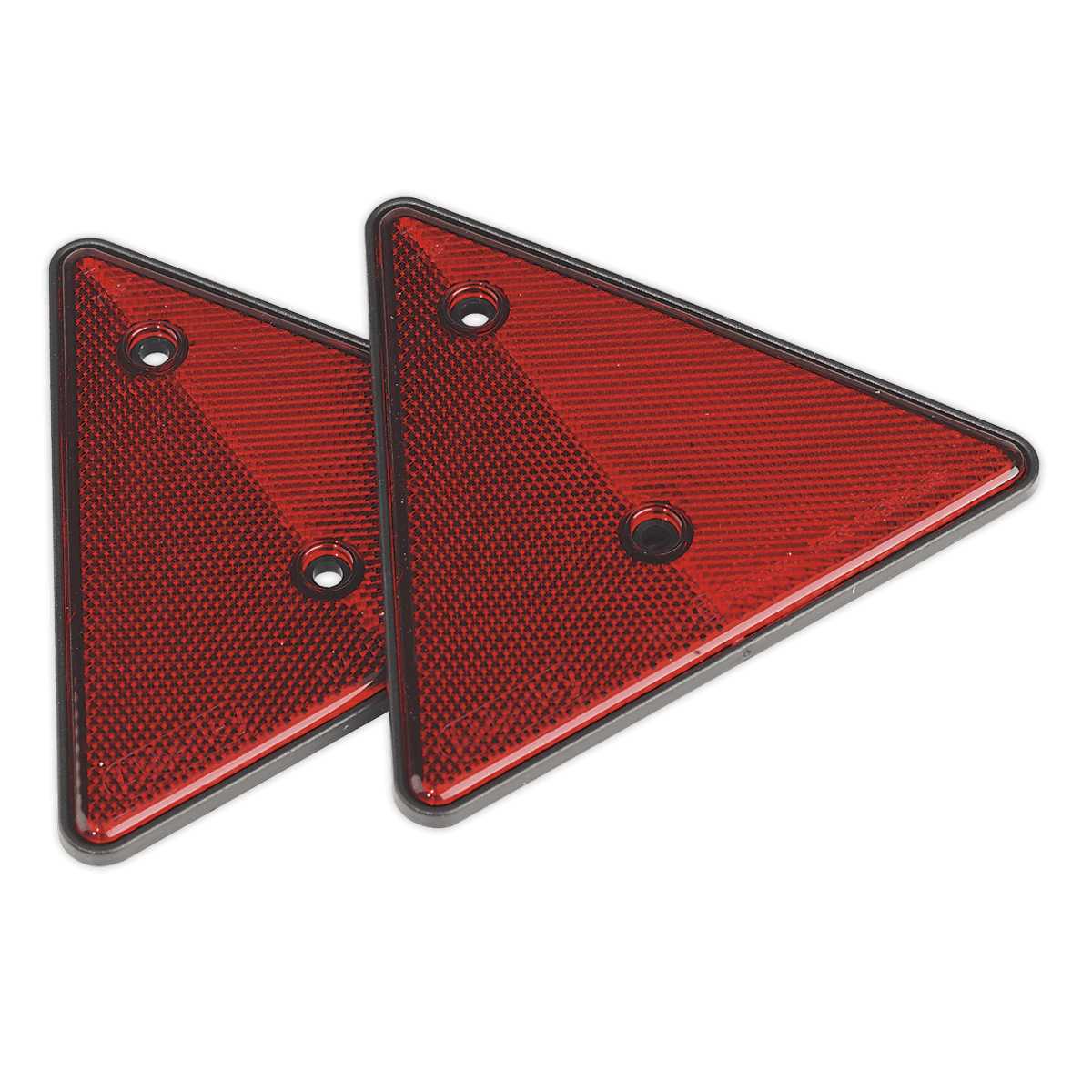 Sealey Rear Reflective Reflex Red Triangles E-Approved - Pack of 2 Pieces TB17