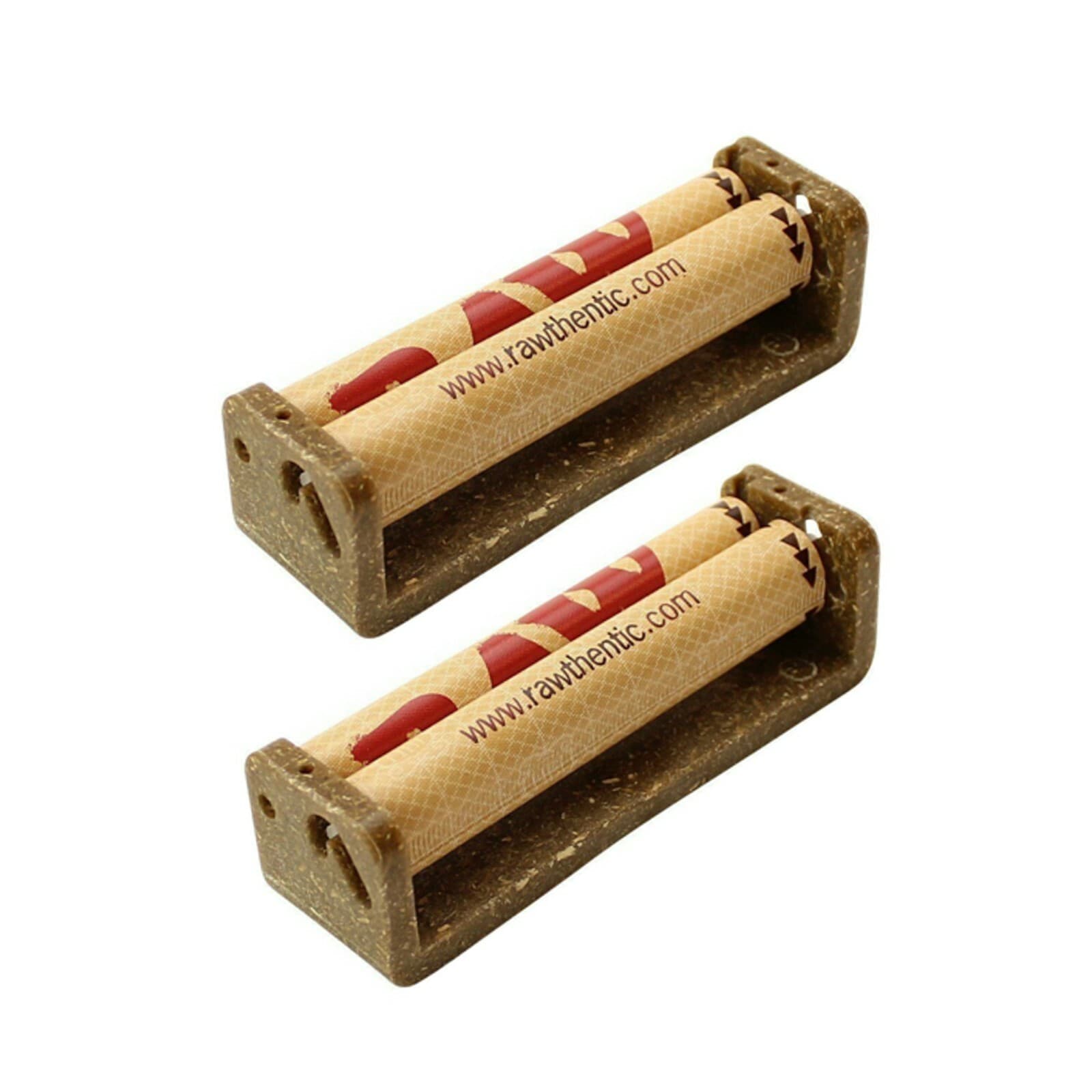 2 x RAW Hemp Plastic Rolling Machine 79mm Roller