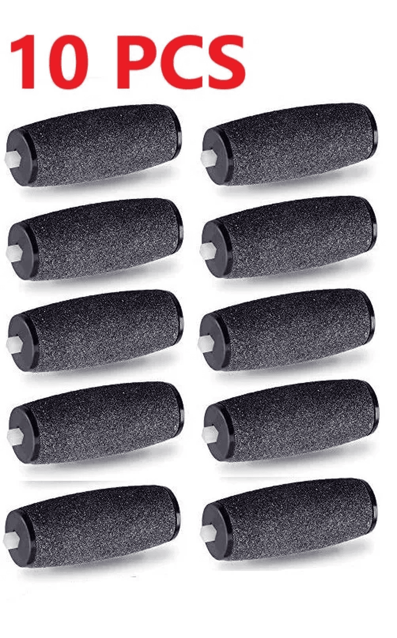 10pcs Refills File Smooth Scholl Foot Head Pedi Roller Replacement Velvet