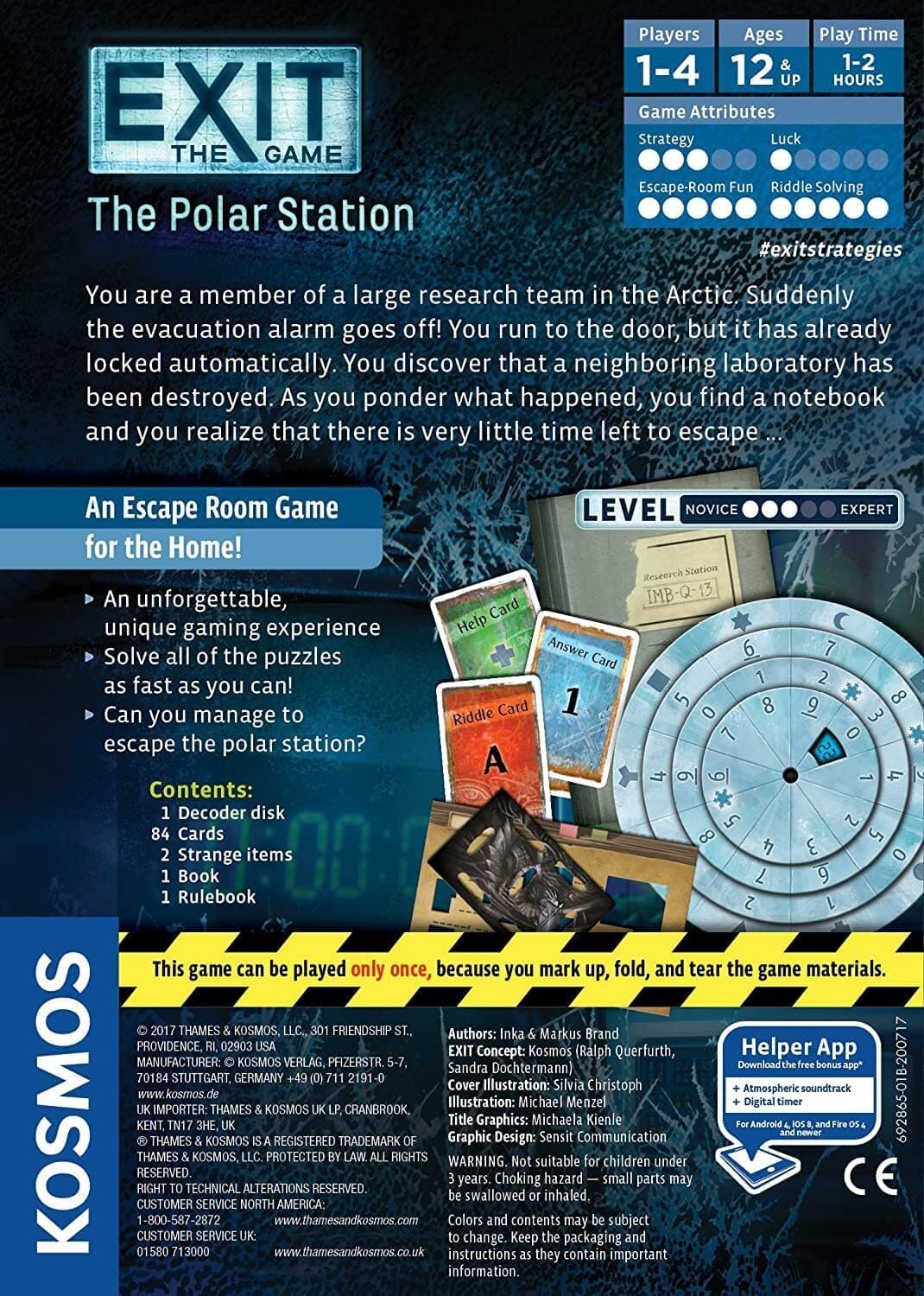 EXIT: The Polar Station Board game view 2