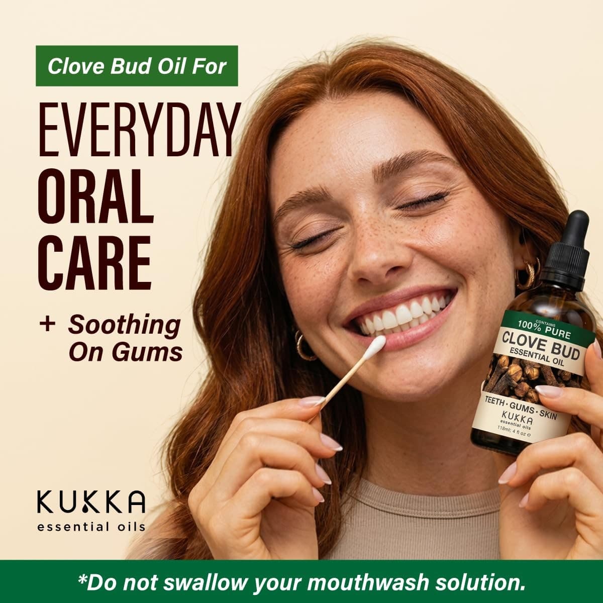 KUKKA Clove Essential Oils - 118ml - for Hair| 118 ml (Pack of 1)| Carnation view 2
