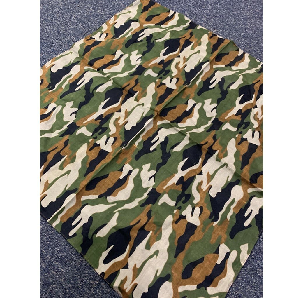 Army Camouflage Bandana Head Neck Scarf Wrist Wrap Head Tie Hair Band