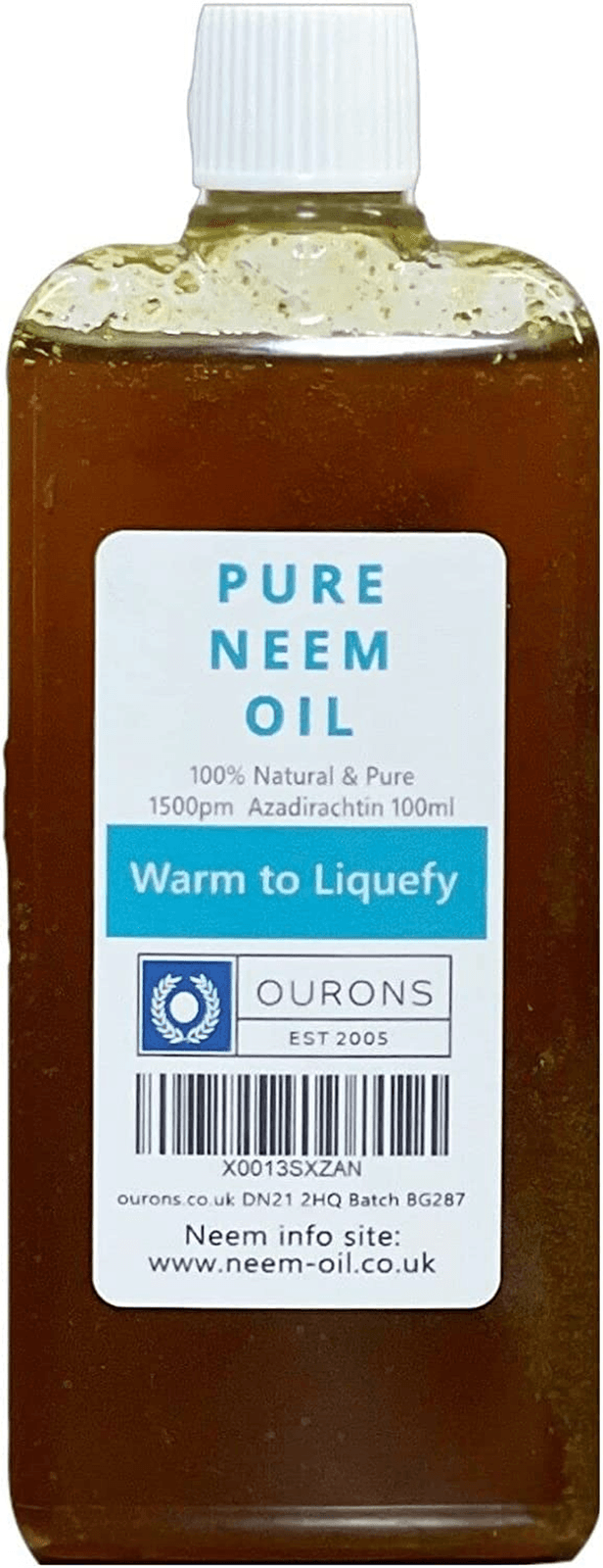 Neem Oil 100Ml – Pure Cold-Pressed Oil for Plants and Garden | 100% Pure Cold-Pres